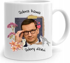 Bögre Politikus Miniszterelnök Mateusz Morawiecki Pis