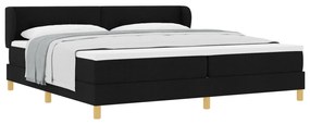 Box Spring Ágy Matrac - Fekete, 200x200 cm Zsákkal