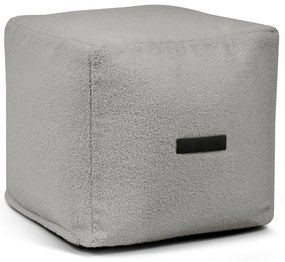 Világosszürke buklé babzsákfotel Up! MooG – SLOWDOWN