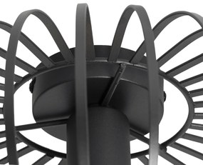 Okos mennyezeti lámpa fekete 39 cm, Wi-Fi-vel G95 - Johanna