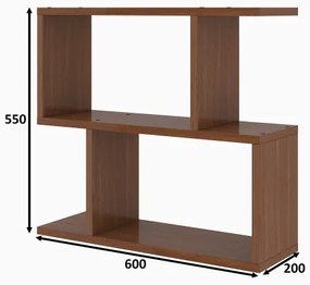 LALE dohányzóasztal 55x60 cm barna
