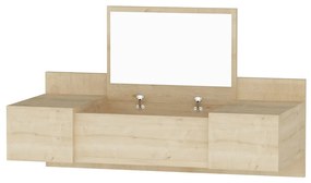 Zakkum Sapphire Oak kozmetikai asztalka
