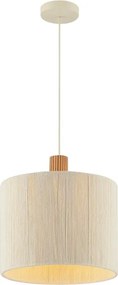 Brilliant - ARLO kábeles függeszték 1xE27/20W/230V Ø 35 cm krémszínű