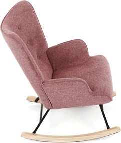 Hintaszék, rózsaszín, szövet, AK-373 PINK2