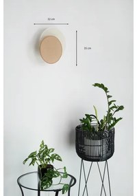 Brilagi CIRCLES fali lámpa 1xE27/15W/230V 35x32 cm bézs/krém