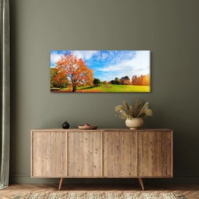 Kép - Őszi táj (120x50 cm)