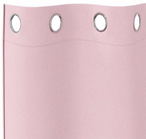 Függönyök 2 pcs Baba rózsaszín 175x140cm Poliészter