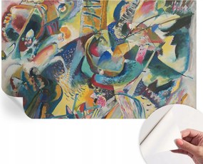 Dekoratív öntapadós fotótapéta irodába Színes absztrakt 416x254 cm