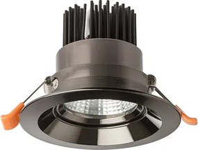 RENDL SPARKLE süllyesztett lámpa fekete króm 230V LED 5W 24° 3000K