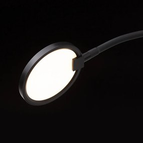 RENDL CELESTE nástěnná černá 230V LED 4.8W 3000K