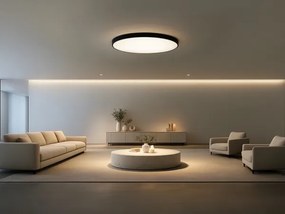 LED mennyezeti lámpatest LED/300W/230V 3000/4000/6500K Ø 120 cm fekete