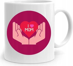 Ajándék Bögre Anyukáknak Mom Love You fényképes nyomtatással