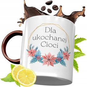 Bordó Bögre Néniknek Születésnapra Ajándék fényképes nyomtatással