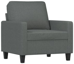 vidaXL sötétszürke szövet kanapéfotel 60 cm