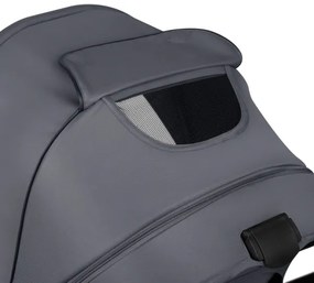 Lionelo - AMBER PLUS 2 az 1-ben kombinált babakocsi, szürke grafit