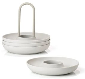 Fém lágytojás tartó szett 4 db-os Singles – Zone