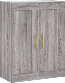vidaXL szürke sonoma szerelt fa fali szekrény 69,5 x 34 x 90 cm