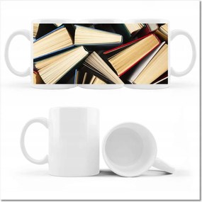 Fotós bögre Könyv motívum a lengyel nyelvi terembe