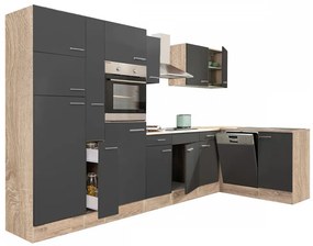 Yorki 370 sarok konyhabútor felülfagyasztós hűtős kivitelben