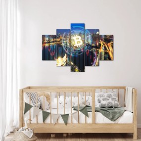 Kép - A befektetések városa (150x105 cm)