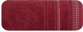 Törölköző 70x140 bordó frottír 500 g/m2