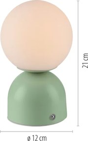 Schöner Wohnen 19218-43 - LED dimmelhető asztali lámpa RUDI LED/1,2W/5V zöld