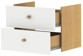 Fehér fiók modul 43x33 cm Z Cube - Tenzo