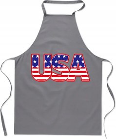 Konyhai kötény Usa nyomtatás Konyhai kötény Nagy felirat Ajándék