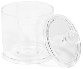 Kozmetikai rendszerező/vattakorong tároló, magasság 11 cm - Compactor