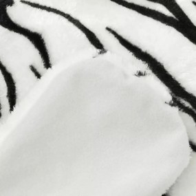 fehér plüss tigris szőnyeg 144 cm
