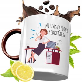 Bordó Bögre Titkárnőnek Születésnapi Ajándék fényképes nyomtatással