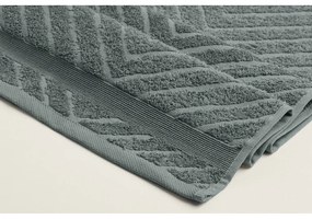 Sárga-szürke frottír pamut törölköző szett 4 db-os 50x90 cm – Foutastic