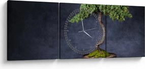 Kép - Bonsai (órával) (90x30 cm)