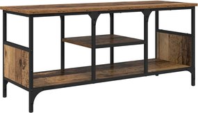 vidaXL TV szekrény Öreg fa 100 x 35 x 45 cm Műszaki fa és vas