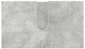 Fürdőszoba bútor szett 5 pcs Beton szürke 61 x 35 x 64 cm