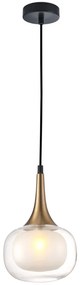 ITALUX PND-99709-1-BRO-CL - Csillár zsinóron KONILA 1xG9/10W/230V PND-99709-1-BRO-CL