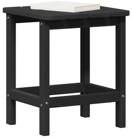 Adirondack oldalsó asztal Fekete 38x38x45 cm HDPE