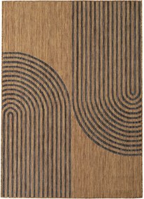 Fekete-barna kültéri-beltéri szőnyeg 160x230 cm Mira 1453 – Ayyildiz Carpets