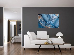 Kép - Kék tagolt márvány (90x60 cm)