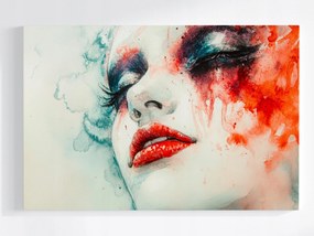 Vászonkép Canvas Portré Figura Nő Arc Absztrakt 120x80