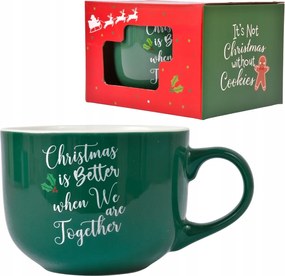 Karácsonyi bögre 490 ml Zöld Together