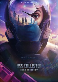 Poszter Black Mirror Uss Callister Into infinity Fekete tükör