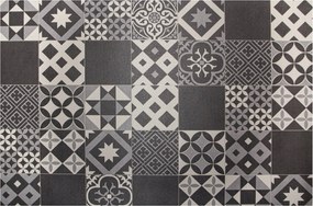 Pvc Szőnyeg Linóleum Csempe 2 m széles Mozaik Szürke Patchwork Rombusz