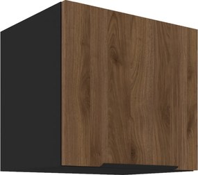 Felső szekrény, okapi dió/fekete, MENZO 40 GU-36 1F