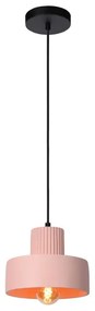 Lucide 20419/20/66 - Csillár zsinóron OPHELIA 1xE27/40W/230V á. 20 cm rózsaszín