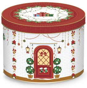 Karácsonyi fenyőfás porcelán bögre 350 ml fém díszdobozban Festive Avenue