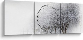 Kép - tél sikátor (órával) (90x30 cm)