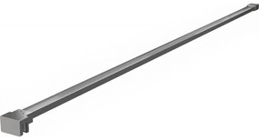 Mexen tartó elem zuhanyfalhoz, gun metal - 800-01-95