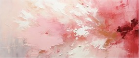 Kép - Rózsaszín absztrakt (120x50 cm)