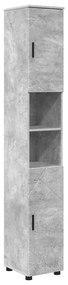 Fürdőszoba bútor szett 4 pcs Beton szürke 30 x 35 x 192 cm